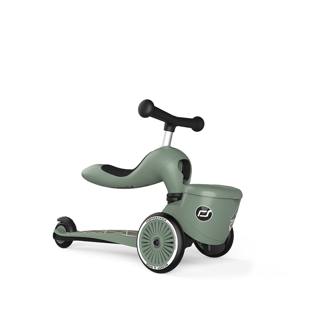 Highwaykick 1 lifestyle green lines - Scoot and ride trotinet za decu
